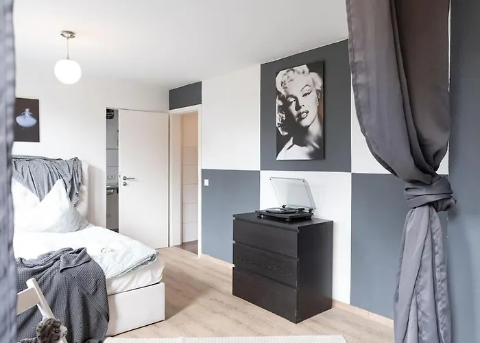 - New York In The Heart Of - Betten & Sofa - 5 Mins Station Hbf - Big Tv & Wifi - Apartmán *